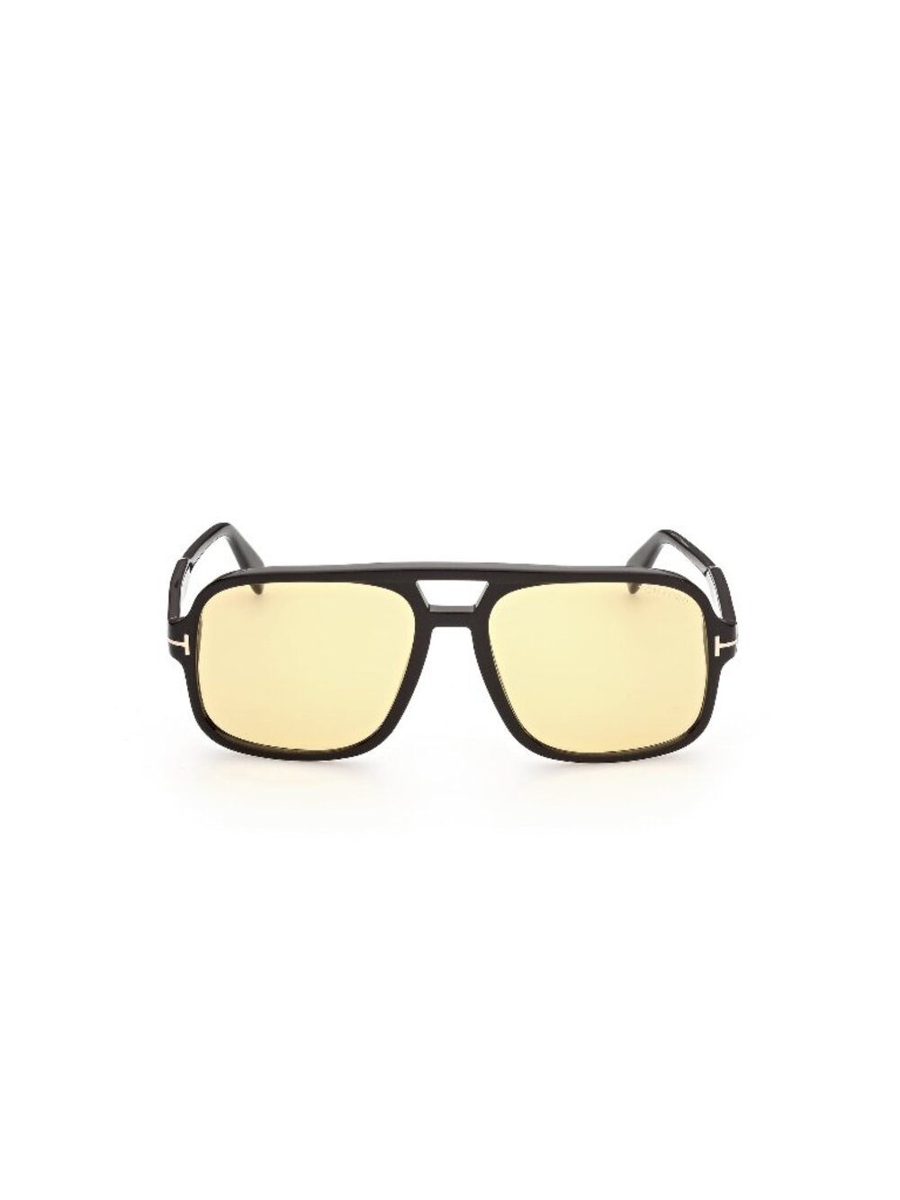 New Tom Ford Men's Sunglasses Black Aviator Brown Lens Acetate Frame FT0884 02